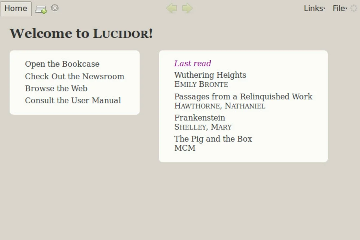 Lucidor: Simple and Intuitive ePub Reader for Windows