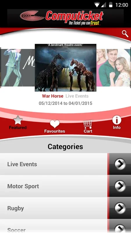 Computicket for Android - Download the APK from AppHuts