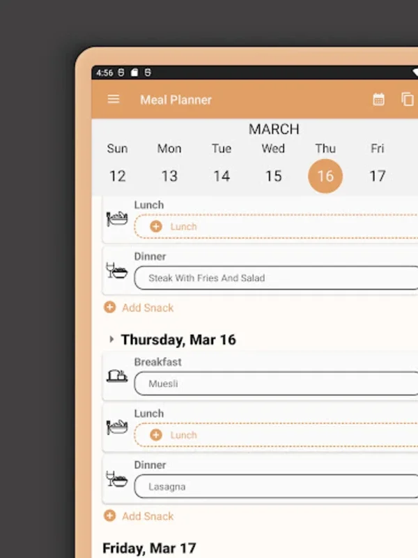 Meal Planner for Android - Simplify Meal Planning