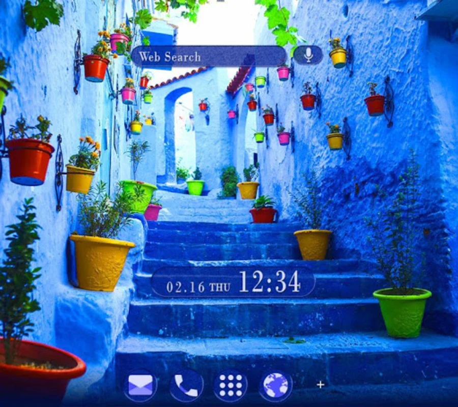 Blue Chaouen for Android - Customize Your Device with Moroccan Charm