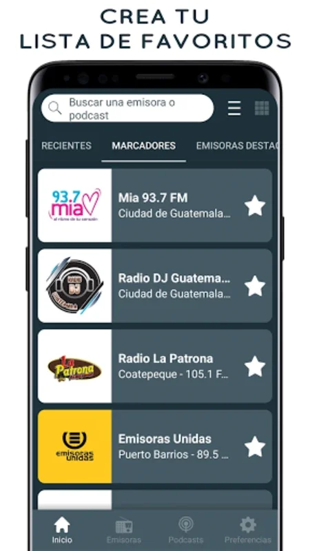 Radio Guatemala FM y Online for Android - Stream 500+ Stations