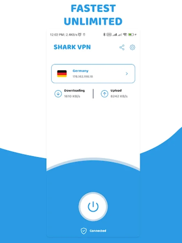 SHARK VPN for Android - Secure and Private Internet Access