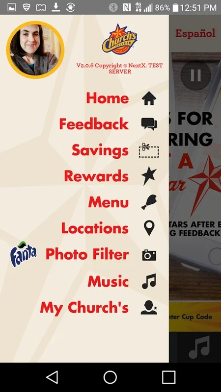 Church's for Android: Convenient Texas - Style Chicken Ordering