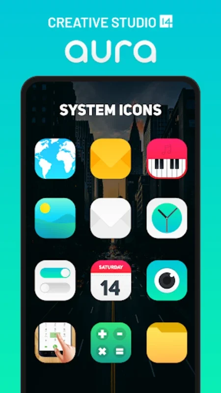 Aura Icon Pack for Android - Transform Your Interface