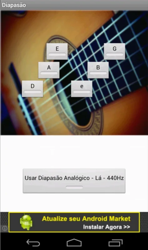 Diapason for Android - Simplify Guitar Tuning