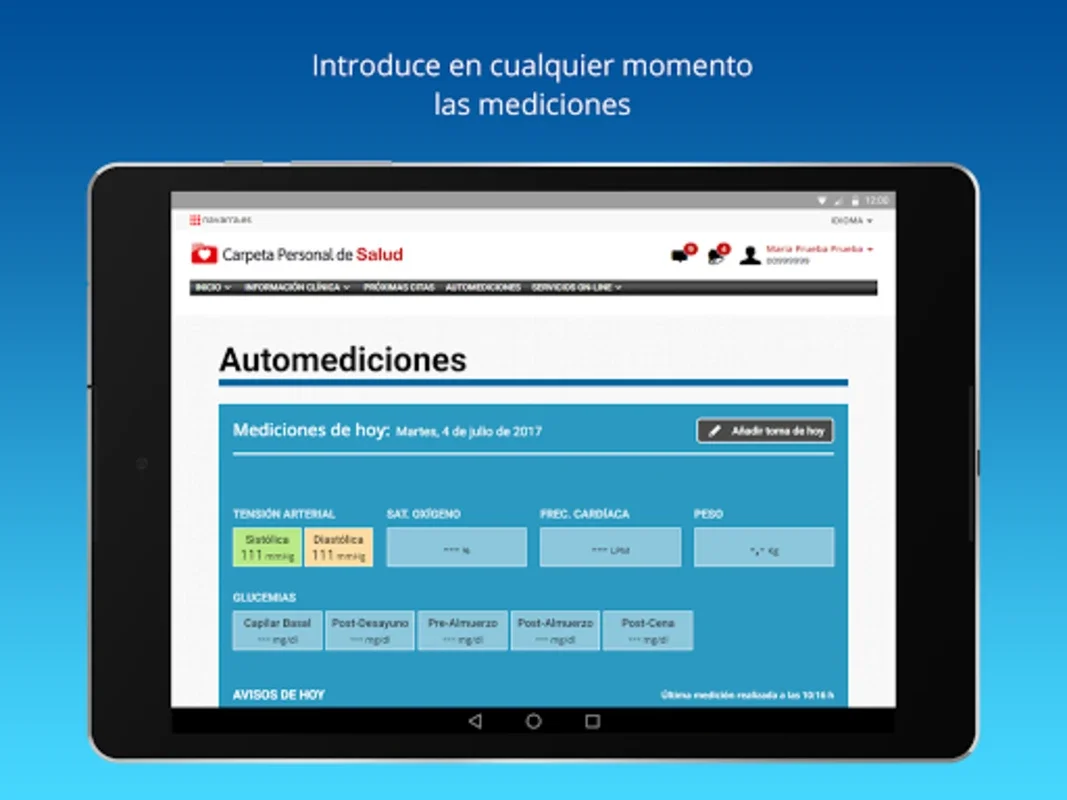 Carpeta Personal de Salud for Android - Manage Health Easily