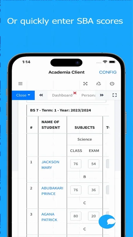 Academia Client for Android - Manage Your Classroom