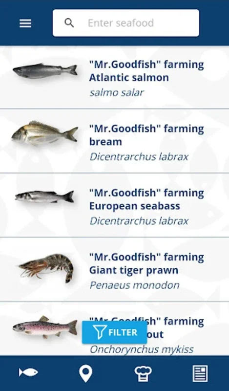 Mr.Goodfish for Android - Sustainable Seafood Guide