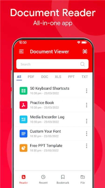 PDF Reader - XLSX, DOCX Viewer for Android: Efficient Document Management