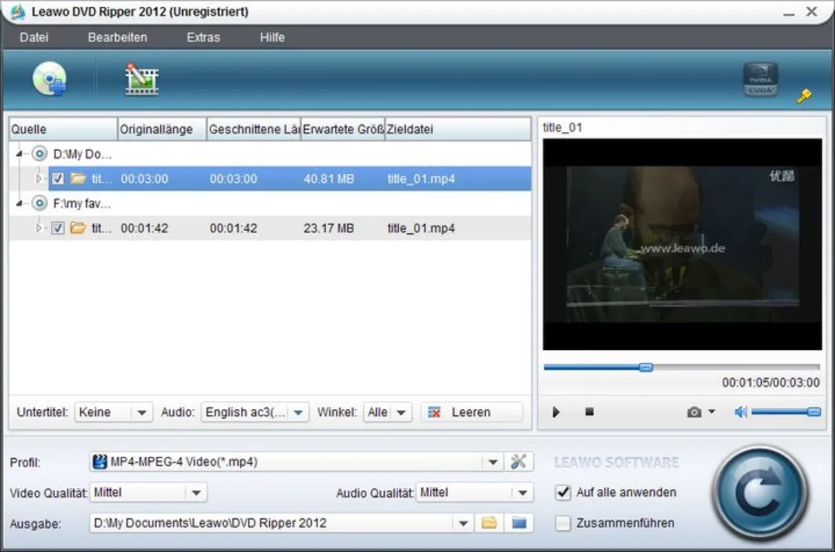 Leawo DVD Ripper: Powerful DVD Ripping and Conversion Software for Windows