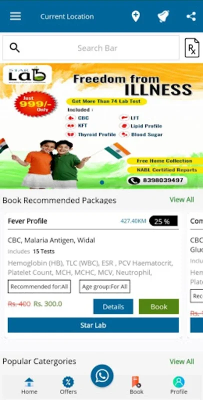 Star Lab India - Book Online L for Android: Simplify Booking