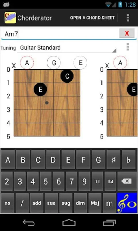 Chorderator FREE for Android: Generate Chords Easily