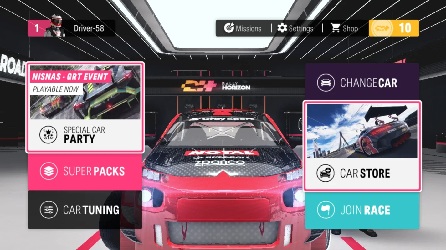 Rally Horizon for Android - Race on Realistic Circuits