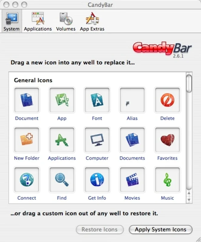 CandyBar for Mac - Customize Your Icons Easily