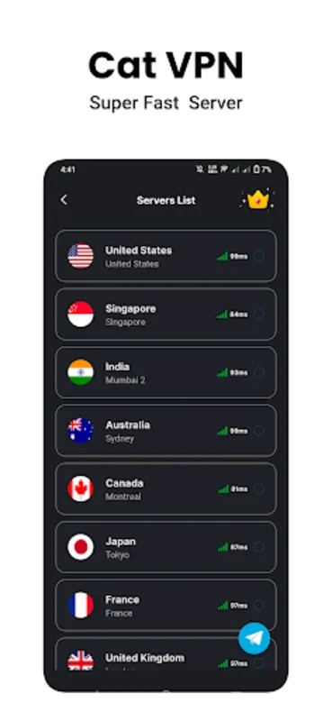 Lion VPN for Android - Secure and Unrestricted Browsing