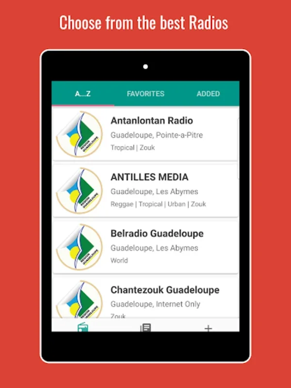 📻 Radio Guadeloupe 🇬🇵 for Android - Diverse Radio Content