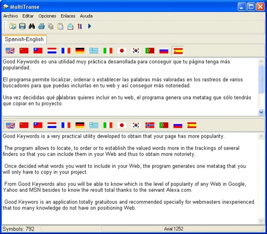 MultiTranse: Fast & Easy Multilingual Translator for Windows