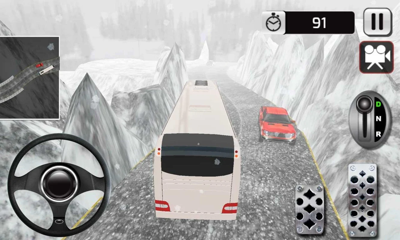 Winter Tour Bus Simulator for Android - Master Icy Roads