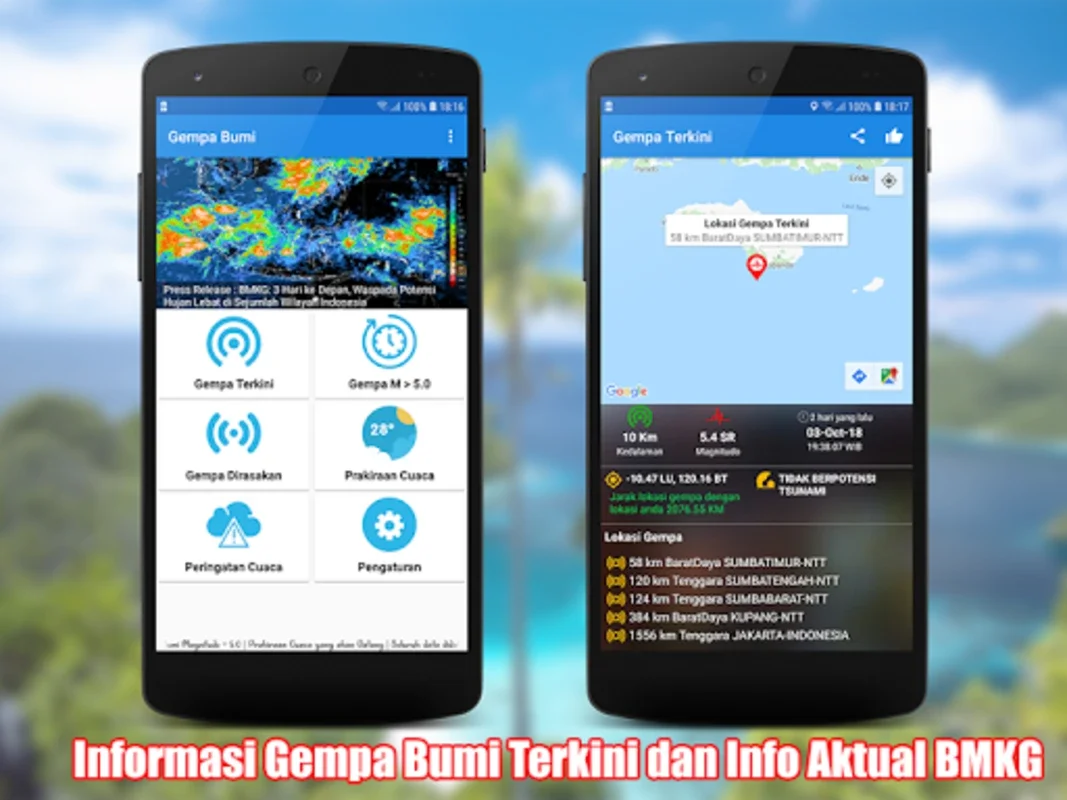 Info Gempa Bumi Terkini for Android - Real-Time Updates