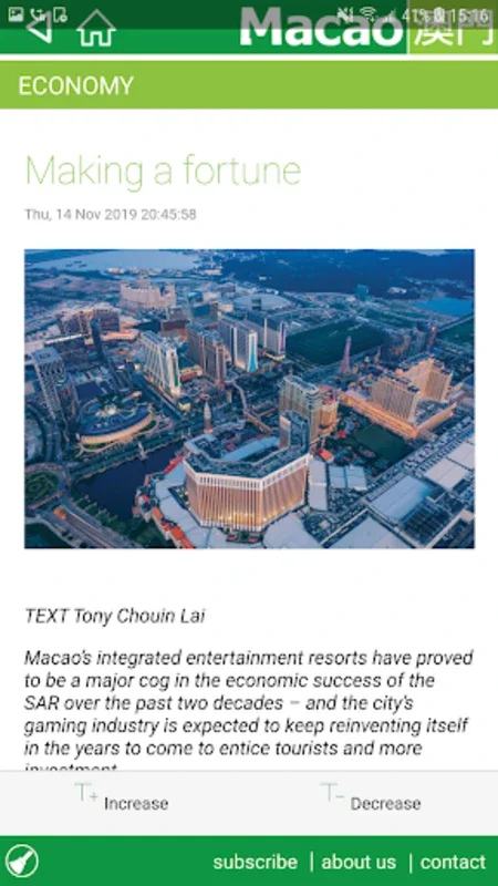 Macao Magazine for Android: Explore Macao's Diversity