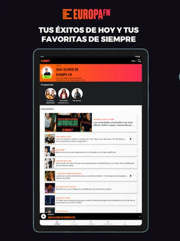 Europa FM for Android - Enjoy Spanish Music Streaming