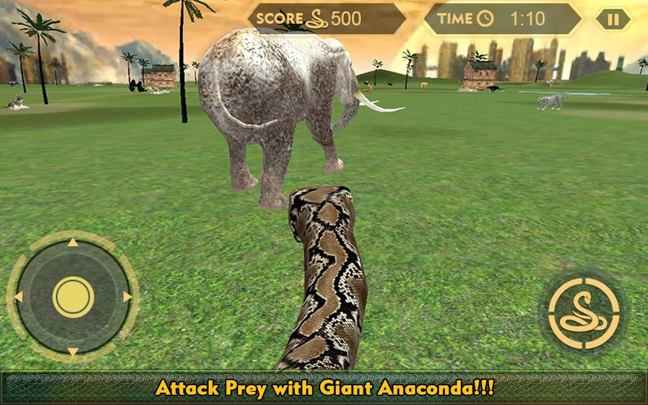 Wild Anaconda Snake Attack Sim for Android - Thrilling Adventure