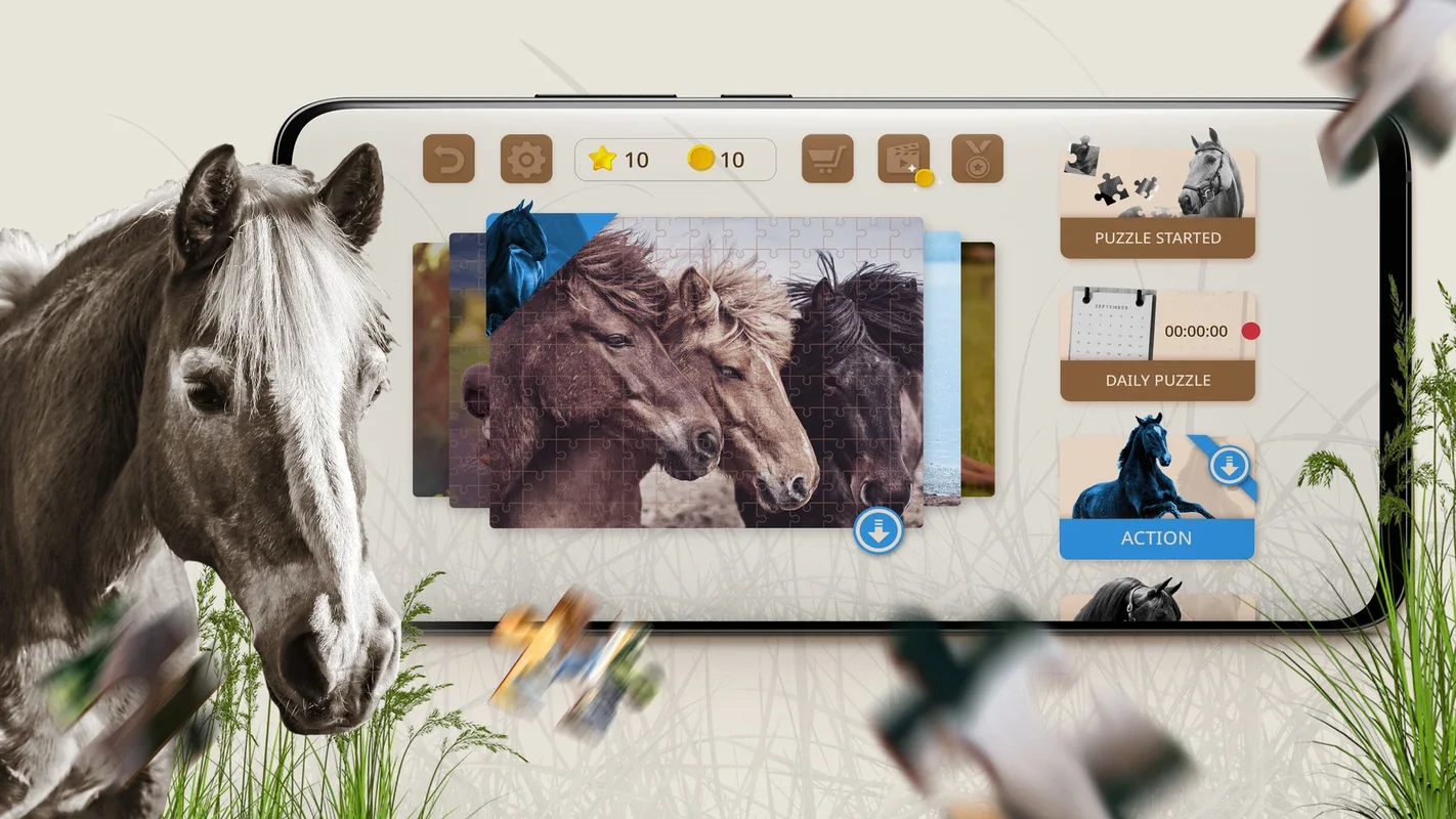 Jigsaw Puzzle Horses Edition for Android: Fun for All