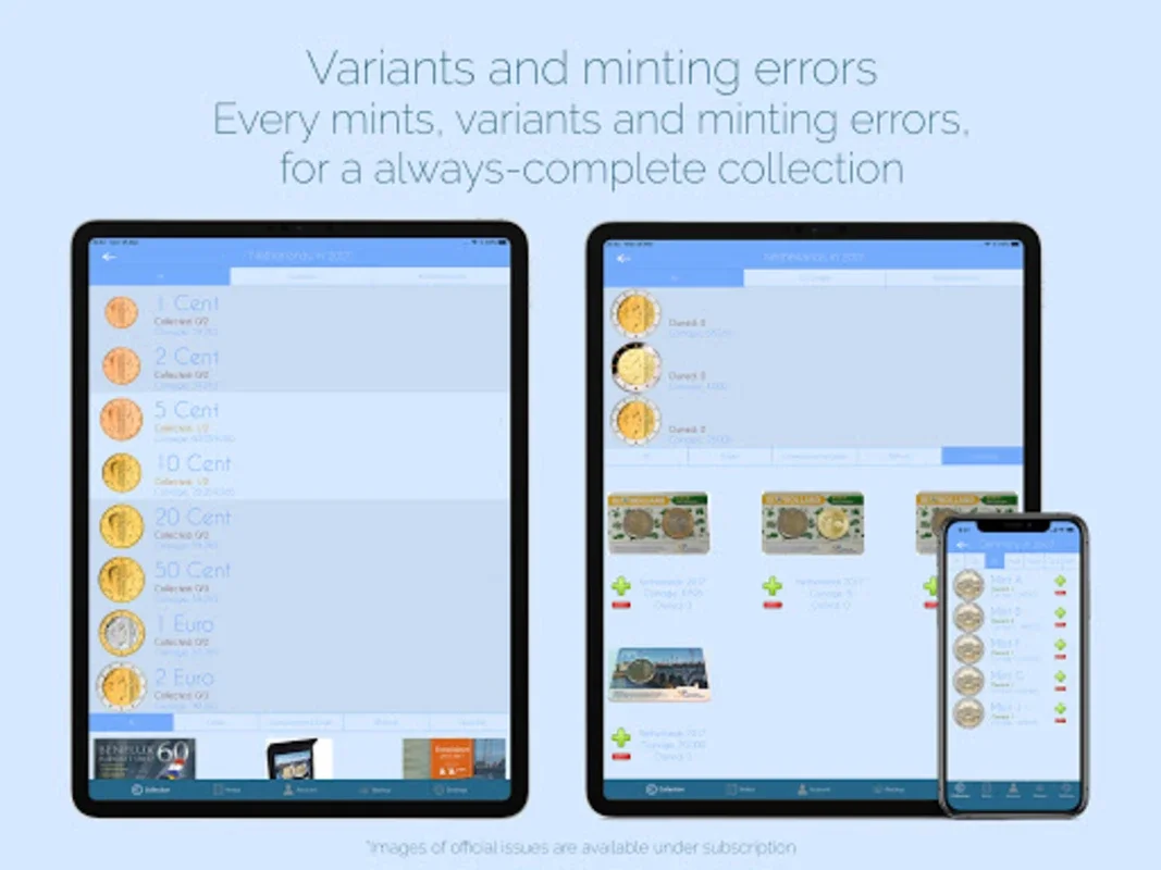 Euro Coins Album Lite for Android - Manage Your Collection