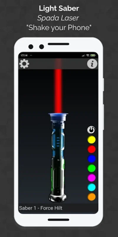 LightSaber Simulator for Android: Customize and Duel