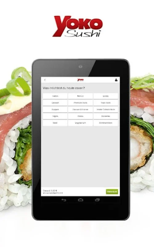 Yoko Sushi for Android - Fast Sushi Delivery