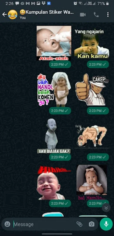 Kumpulan Stiker WA Lucu for Android - Add Fun to Your Chats