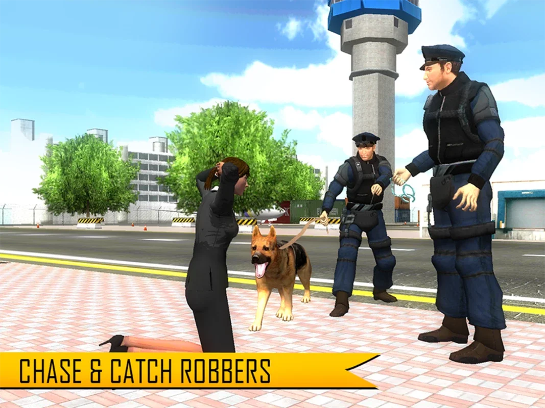 Police Dog Airport Crime City for Android - Engaging Crime-Fighting Game