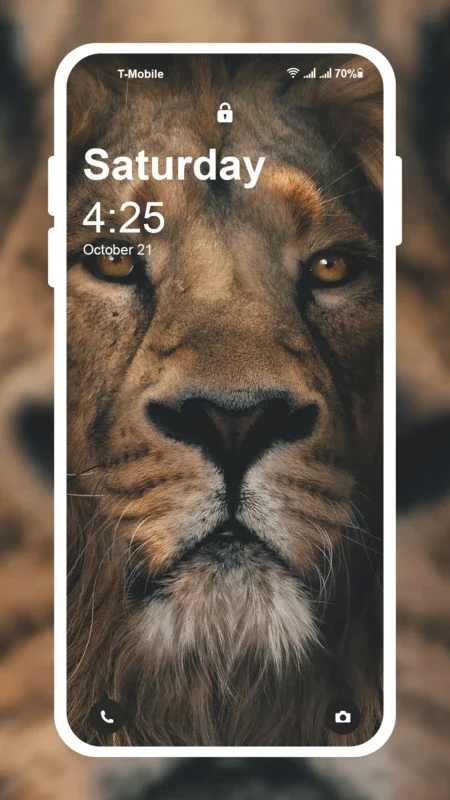 Lion HD Wallpaper for Android - Dazzling Images