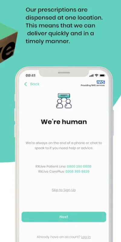 RXLive for Android - Streamlining NHS Repeat Prescriptions