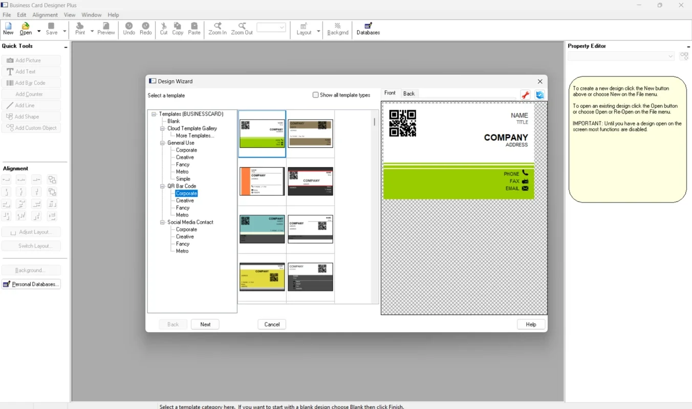 Business Card Designer Plus for Windows - Create Professional Cards Easily