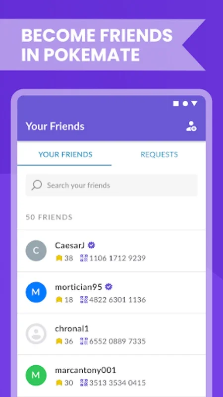 PokeMate for Android - Connect with Global Trainers