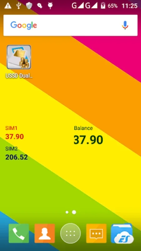 USSD Dual Widget for Android - Manage Dual-SIM Balance