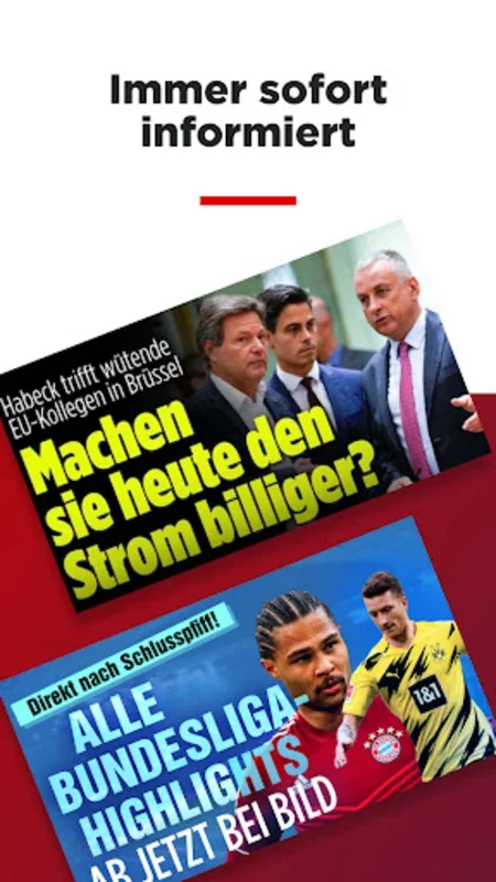 BILD for Android: Latest German Newspaper News