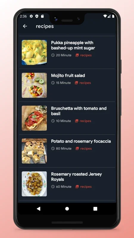 American Recipes - Food App for Android: Diverse US Cuisine