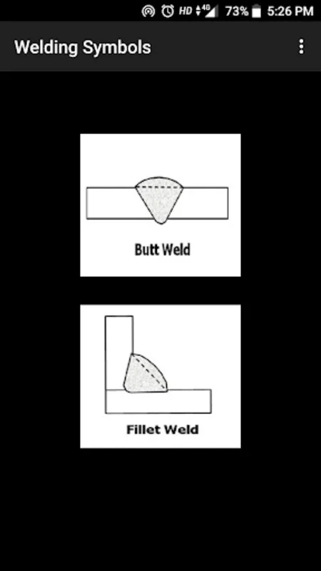 Welding Symbols for Android - No Downloading Required