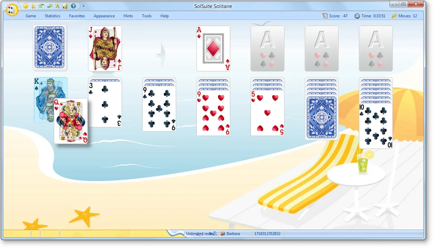 SolSuite for Windows - A Vast Solitaire Card Game Collection