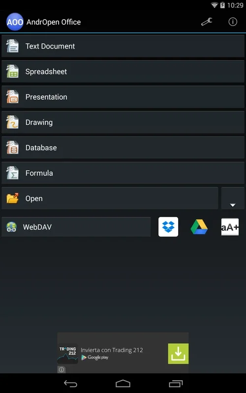 AndrOpen Office for Android - Portable OpenOffice on Mobile