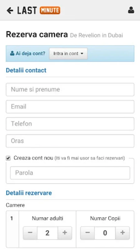 Last Minute - Rezervari Vacant for Android: Find Great Deals