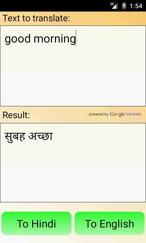 Hindi English Translator for Android - No Downloading Required