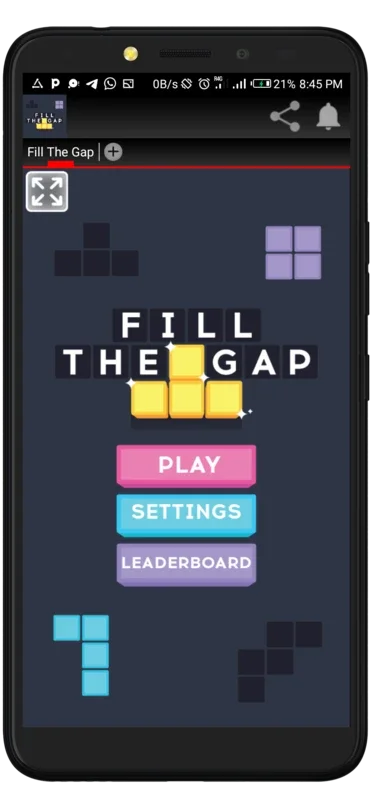 Fill The Gap for Android: Meeting User Demands