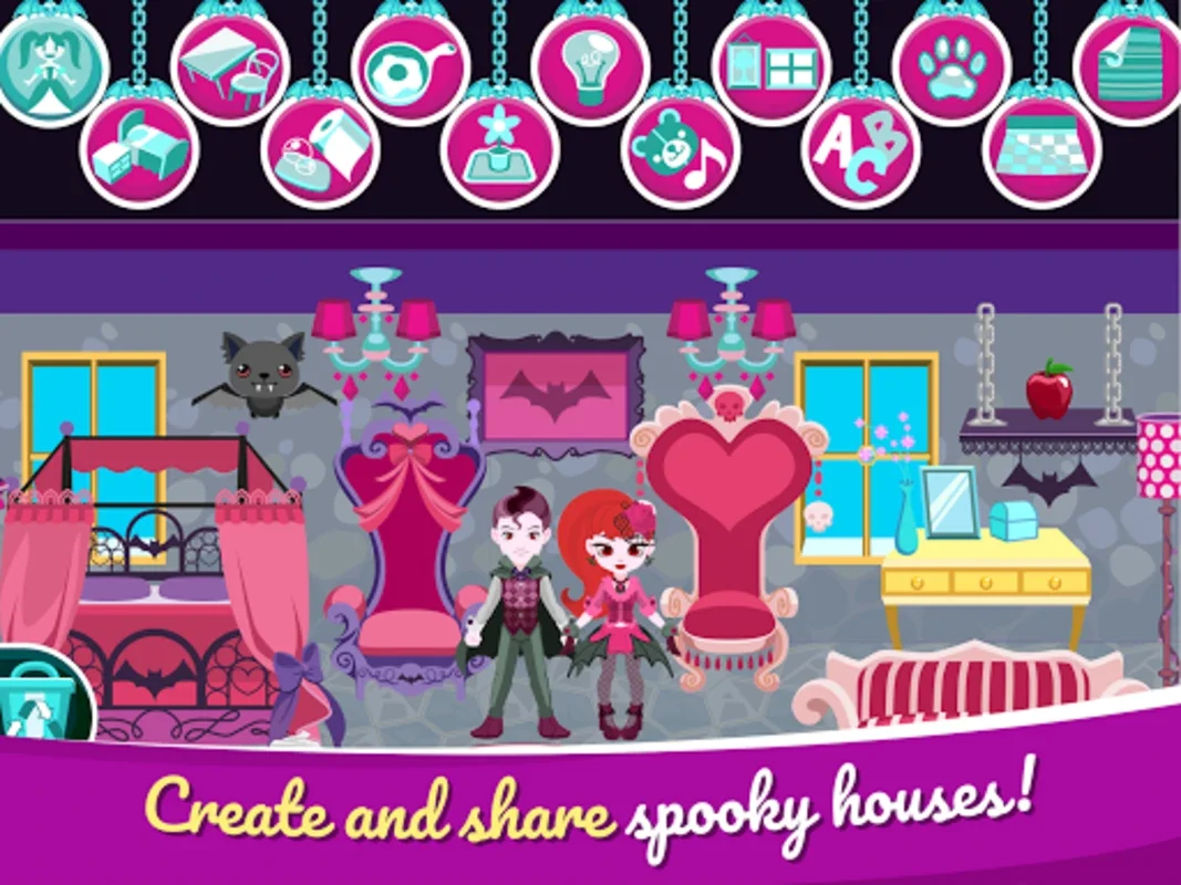 My Monster House for Android: Create a Spooky Home