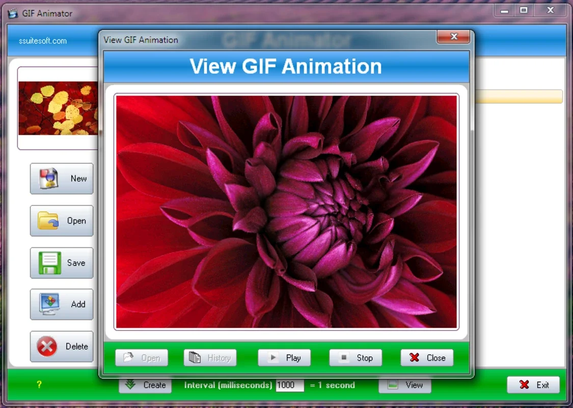 SSuite Office Gif Animator for Windows - Create Animated GIFs Easily