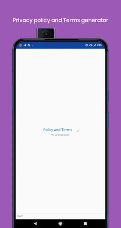 Privacy Policy Creator for Android - Effortless Policy Creation