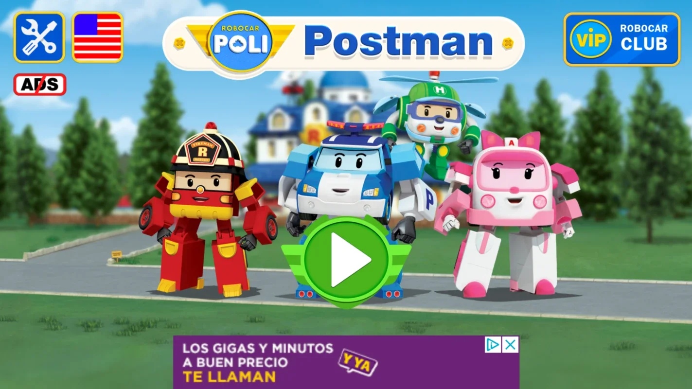 Robocar Poli Postman! for Android - Fun Package Delivery