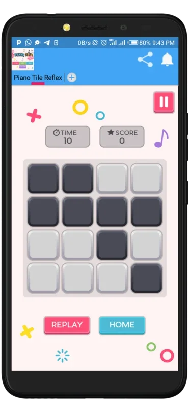 Piano Tile Reflex for Android - Test Your Reflexes